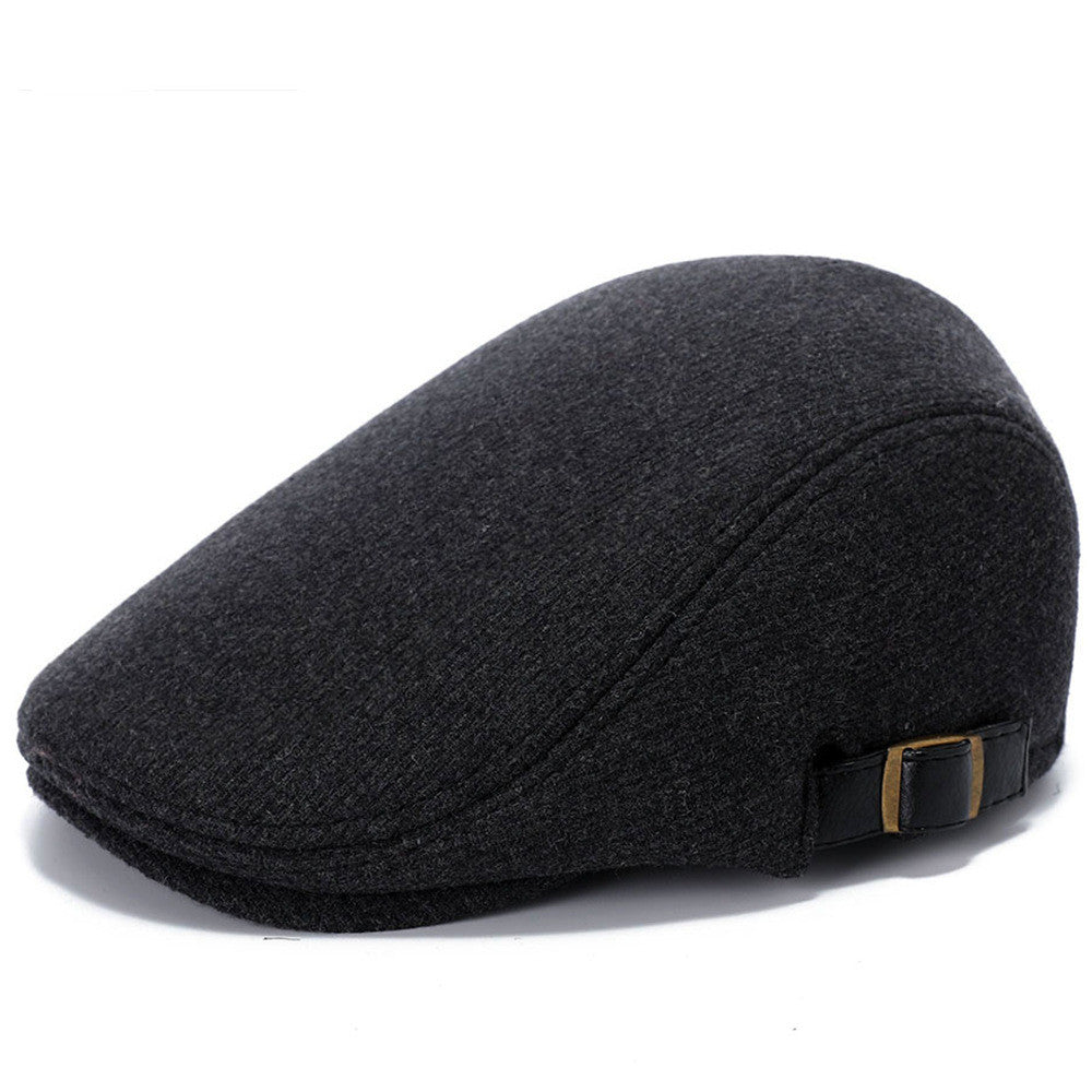 Men's Autumn And Winter Woolen  Beret