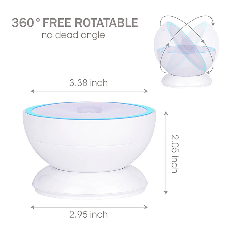 360 degree LED Rotating Human Body Induction Night  Light