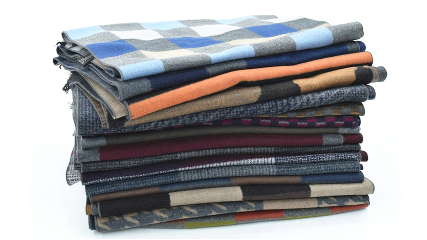 Men Silk brushed scarf