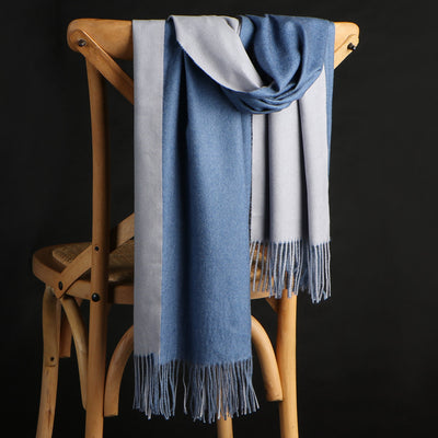 Double-Sided Women Winter Scarf.