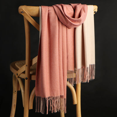 Double-Sided Women Winter Scarf.