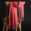 Double-Sided Women Winter Scarf.