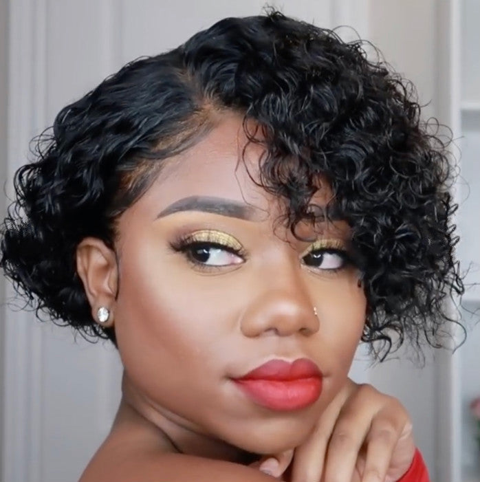Women's Short Curly Hair Wigs