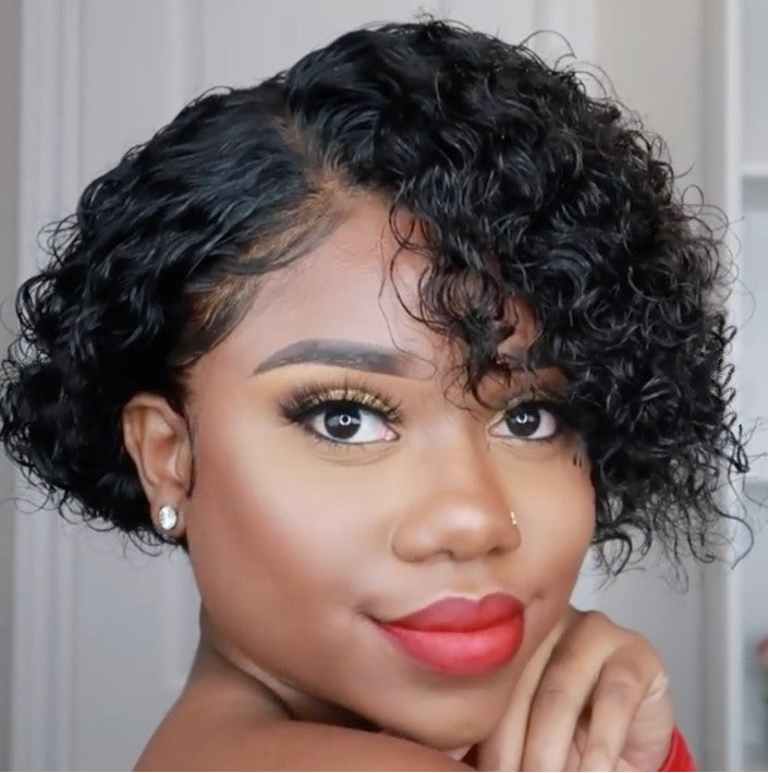 Women's Short Curly Hair Wigs