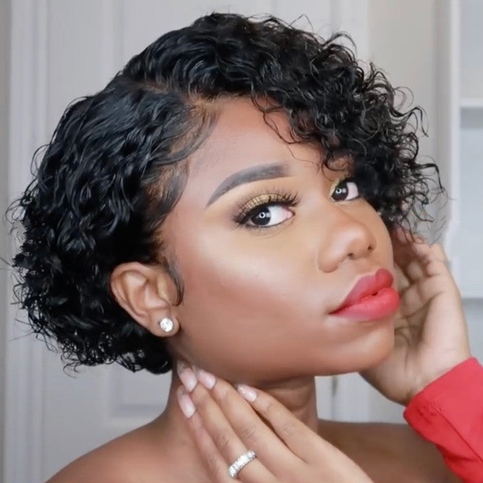 Women's Short Curly Hair Wigs