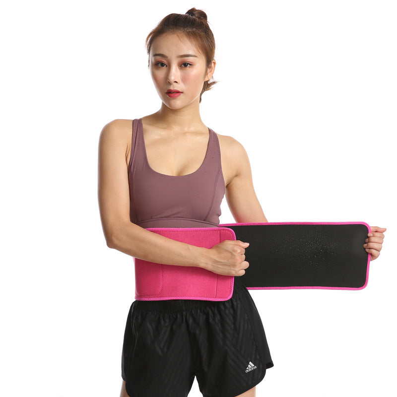 Adjustable  Sports Sweating Waistband Men And Women Fitness Belt.