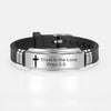 Mens Christian Bible Verses Bracelet  Personalized Gifts