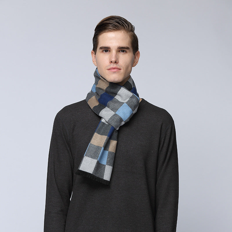 Men Silk brushed scarf