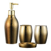 Four-piece ceramic wash bathroom set