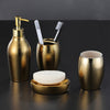 Four-piece ceramic wash bathroom set