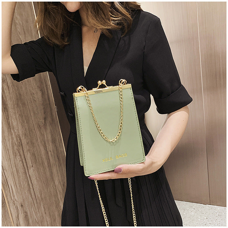 Crossbody bag clip bag summer box bag