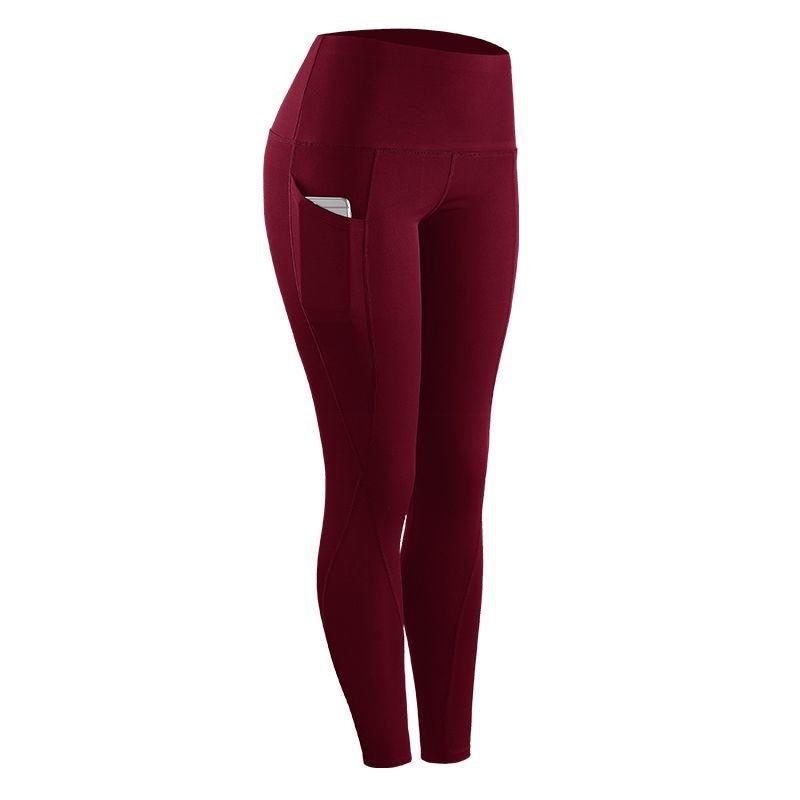 Women  Skinny Fitness Leggings Sportswear  with Pocket
