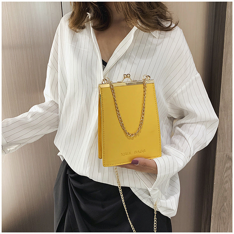 Crossbody bag clip bag summer box bag