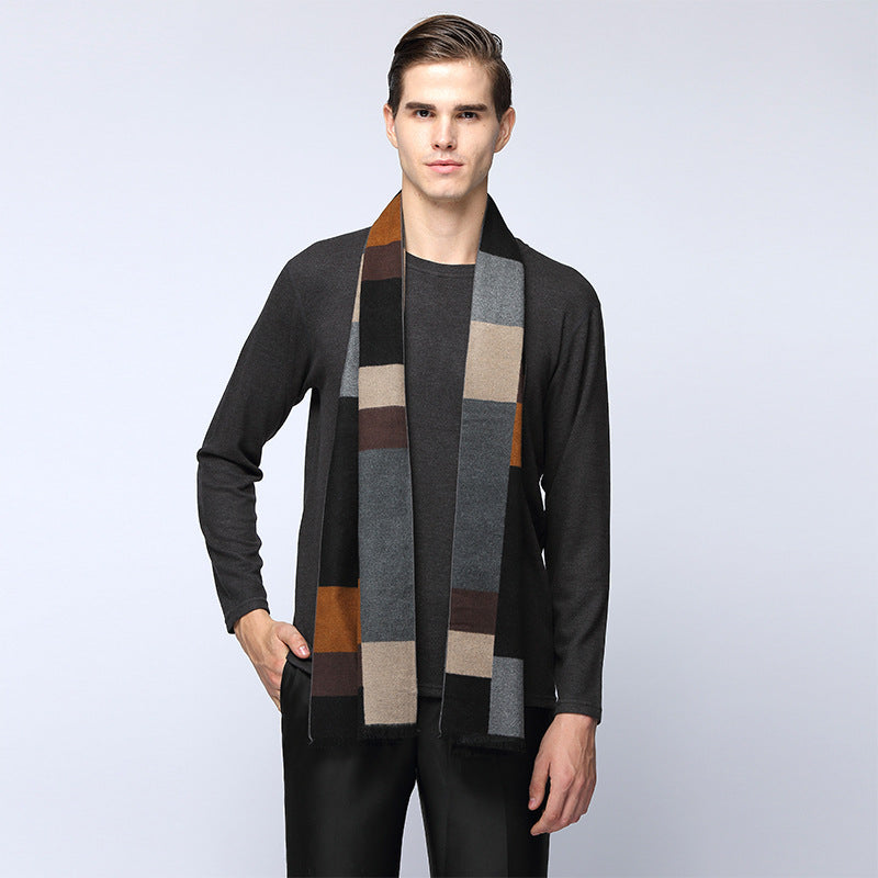 Men Silk brushed scarf