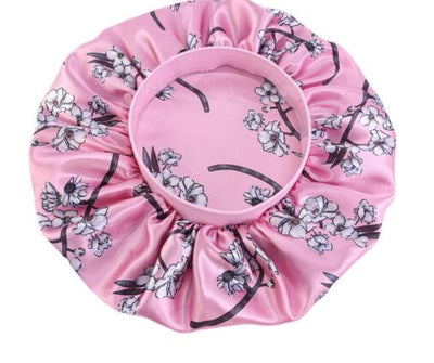 Printing  Elastic Silk Turban Hat