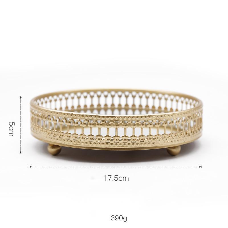 Luxury Glass Mirror Tray