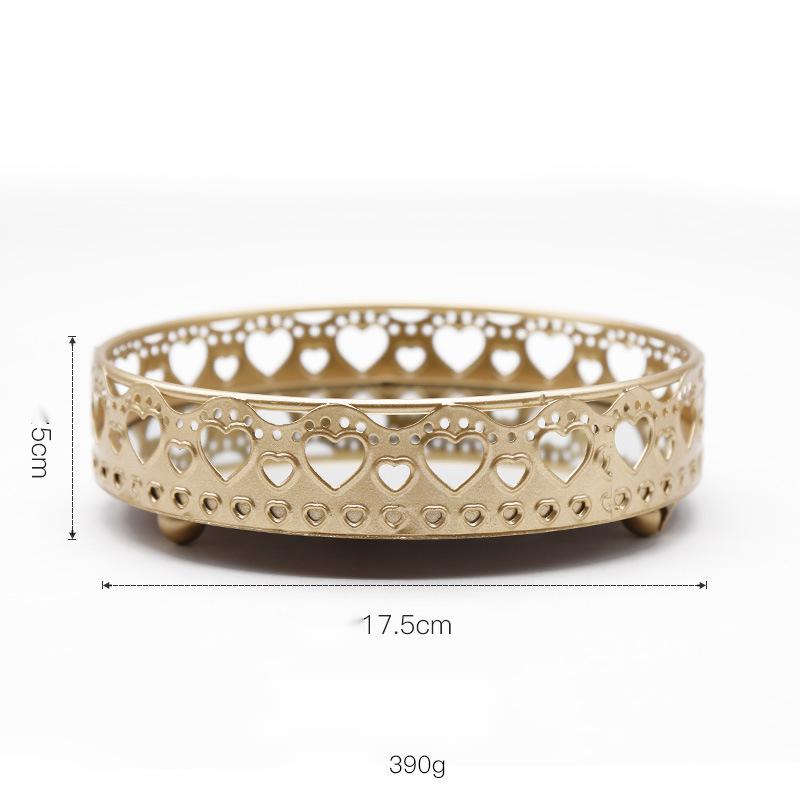 Luxury Glass Mirror Tray