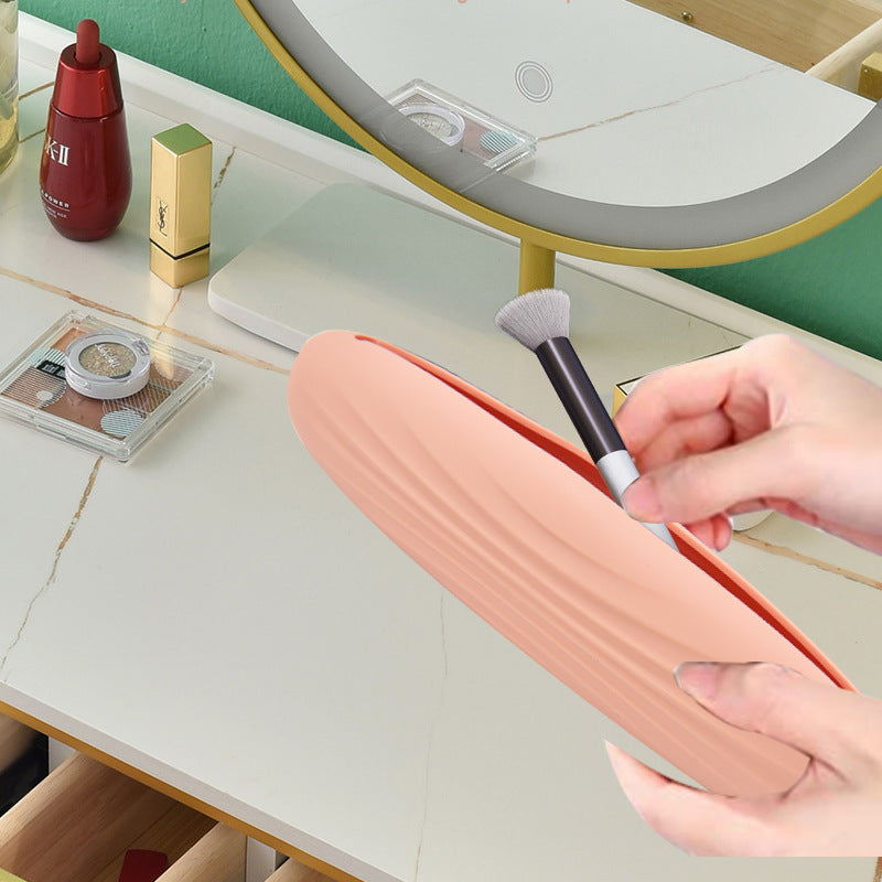 Silicone Bag For Cosmetic Brush.